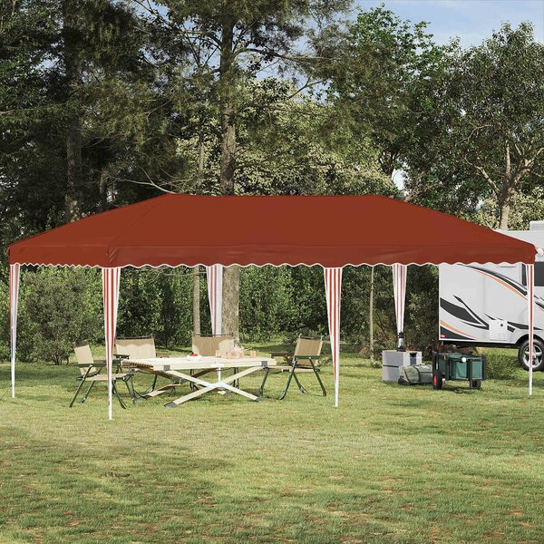 VidaXL Parti sátor 575 x 290 x 245 cm Terrakotta