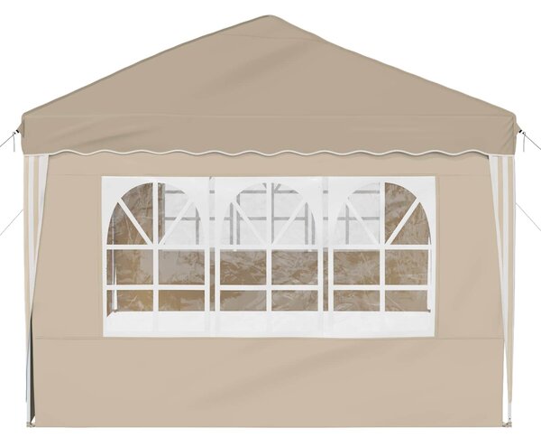 VidaXL Parti sátor 575 x 289 x 245 cm Krémszínű