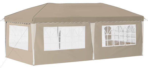 VidaXL Parti sátor 575 x 289 x 245 cm Krémszínű