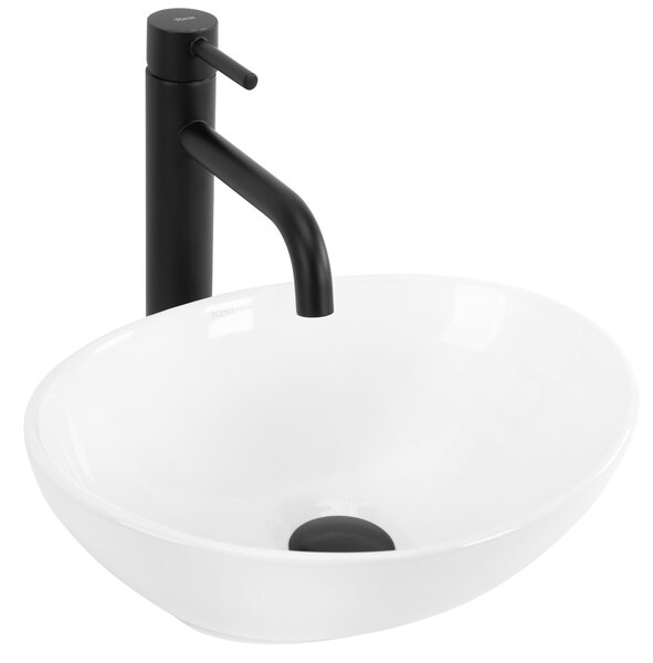Rea Sofia mini mosdó, 34 x 27 cm, fehér, REA-U0623