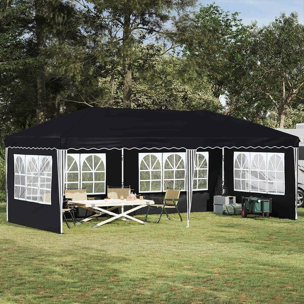 VidaXL Parti sátor 575 x 289 x 245 cm Antracit