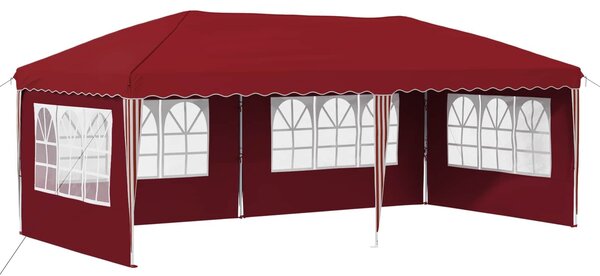 VidaXL Parti sátor 575 x 289 x 245 cm Burgundi