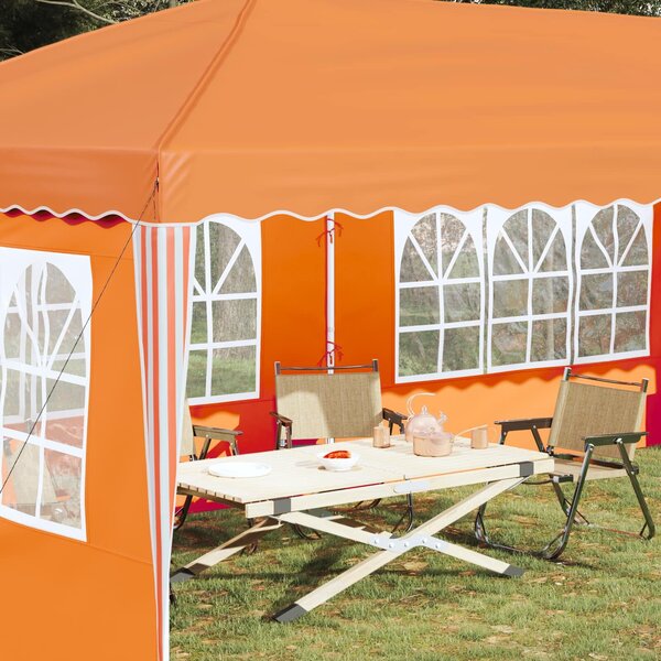 VidaXL Parti sátor 575 x 289 x 245 cm Narancssárga