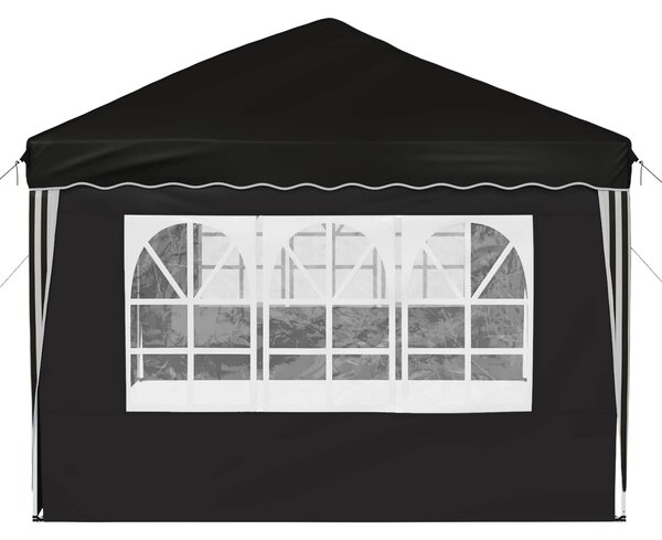 VidaXL Parti sátor 575 x 289 x 245 cm Fekete