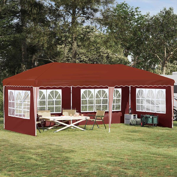 VidaXL Parti sátor 575 x 289 x 245 cm Terrakotta