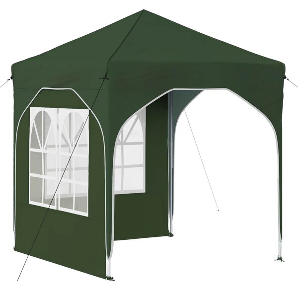VidaXL Parti sátor 192 x 192 x 245 cm Zöld