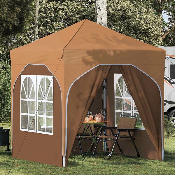 VidaXL Parti sátor 192 x 192 x 245 cm Bézs