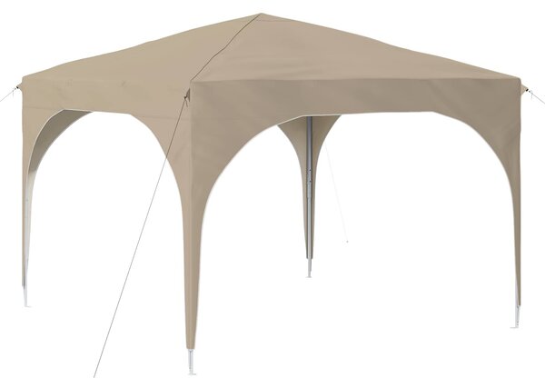 VidaXL Parti sátor 290 x 290 x 245 cm Krémszínű