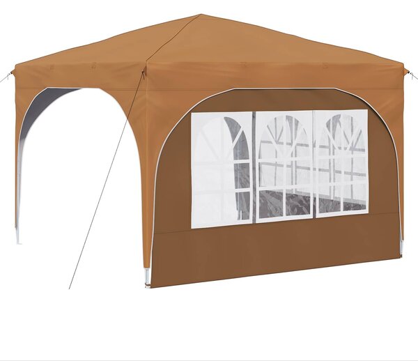 VidaXL Parti sátor 290 x 290 x 245 cm Bézs