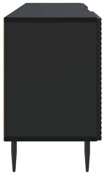 VidaXL TV szekrény Fekete 150 x 31 x 50 cm Szerelt Fa