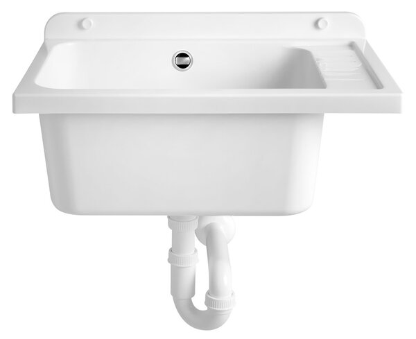 Aqualine Aqualine, Mosogató szekrényhez 58x38 cm, műanyag, fehér, PI5838