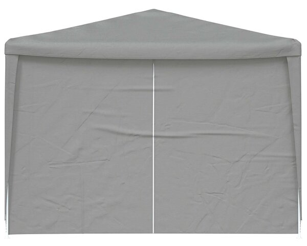 VidaXL Partysátor 900 x 300 x 255 cm Világosszürke PE és acél