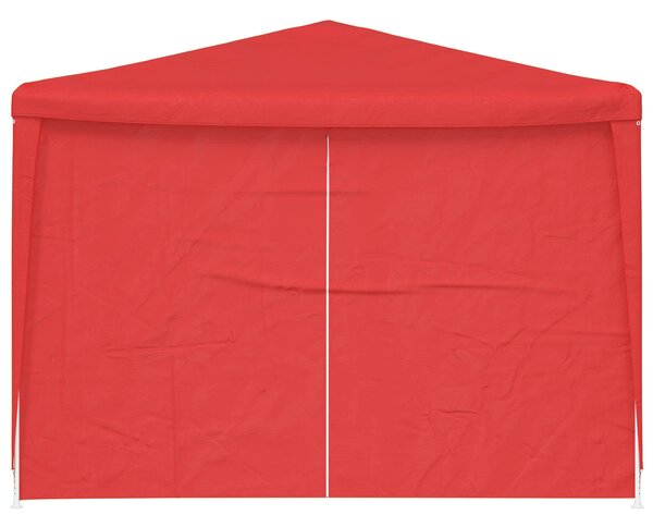 VidaXL Partysátor 900 x 300 x 255 cm Piros PE és acél
