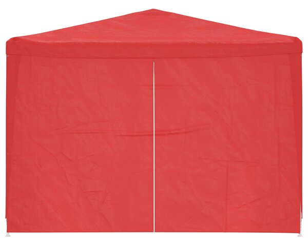 VidaXL Partysátor 1200 x 300 x 255 cm Piros PE és acél