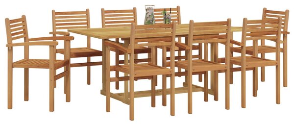 Kert étkező szett 9 pcs Barna Tömör Teakfa
