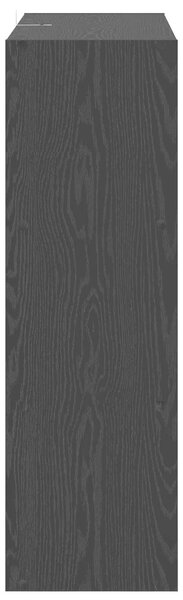 VidaXL Könyvszekrény Fekete Tölgy 102 x 32 x 102 cm
