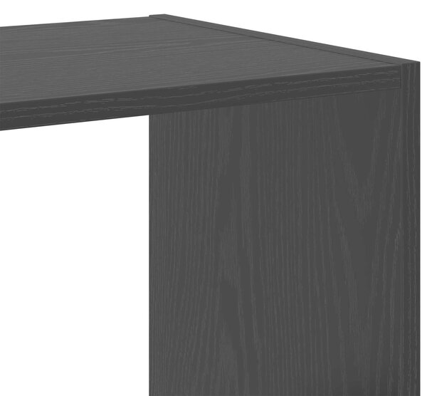 VidaXL Könyvszekrény Fekete Tölgy 102 x 32 x 102 cm