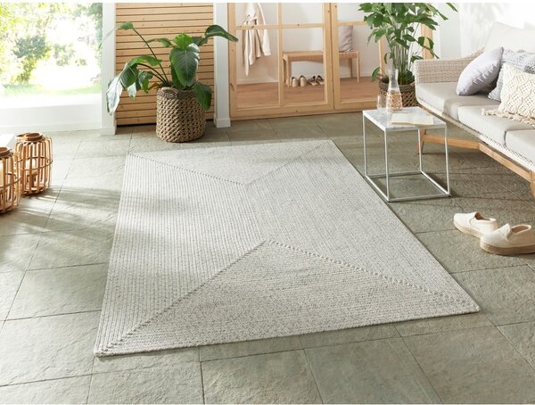 Fehér-bézs kültéri futószőnyeg 200x80 cm - NORTHRUGS