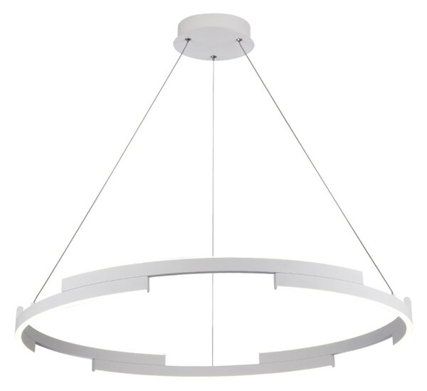 LED csillár CASTLE, 80 cm, fehér