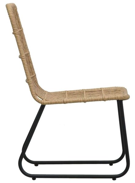 Kültéri Étkezőgarnitúra - Polyrattan - 3 részes