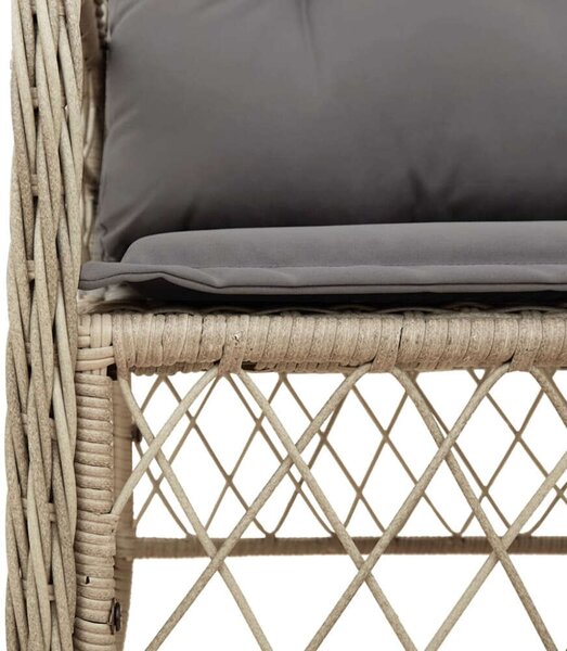 VidaXL Polyrattan Kerti Étkezőgarnitúra - 7 részes