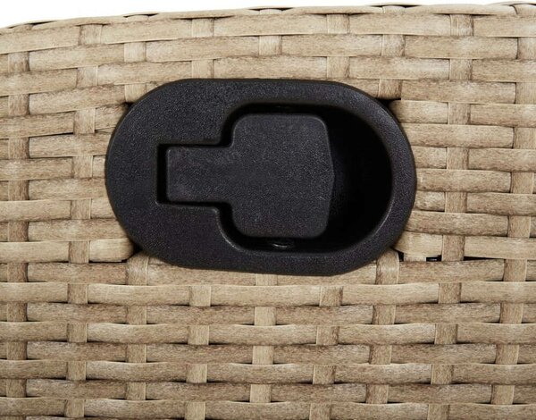 VidaXL Polyrattan Kerti Étkezőgarnitúra - 9 részes