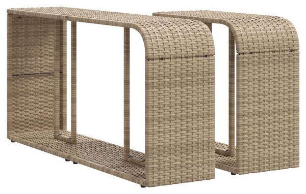 VidaXL Polyrattan Kerti Ülőgarnitúra - 11 részes - Bézs