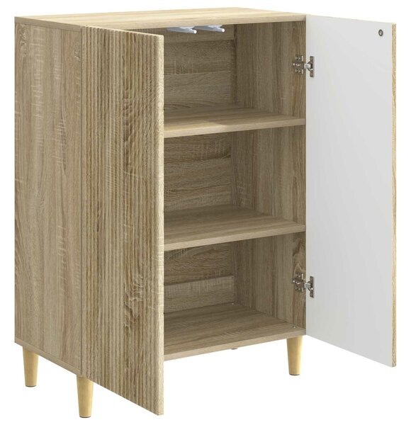 VidaXL Széf Sonoma Tölgy 66 x 34,5 x 90 cm Szerelt Fa