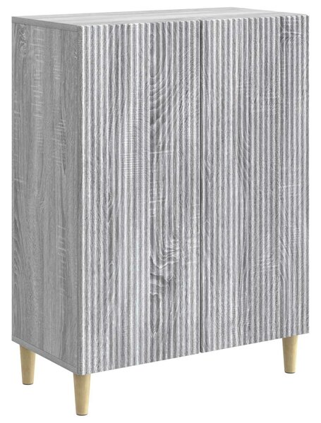 VidaXL Széf Szürke Sonoma 66 x 34,5 x 90 cm Szerelt Fa