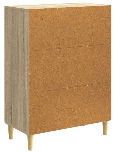 VidaXL Széf Sonoma Tölgy 66 x 34,5 x 90 cm Szerelt Fa