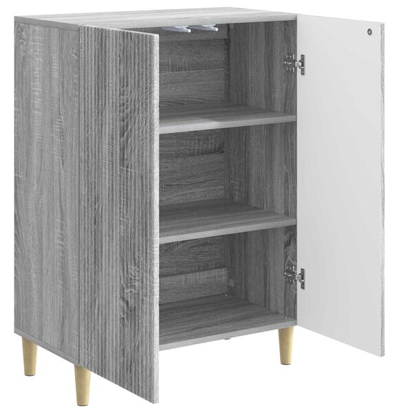 VidaXL Széf Szürke Sonoma 66 x 34,5 x 90 cm Szerelt Fa
