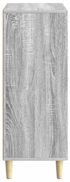 VidaXL Széf Szürke Sonoma 66 x 34,5 x 90 cm Szerelt Fa