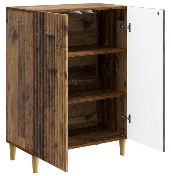 VidaXL Széf Antik Fa 66 x 34,5 x 90 cm Szerelt Fa