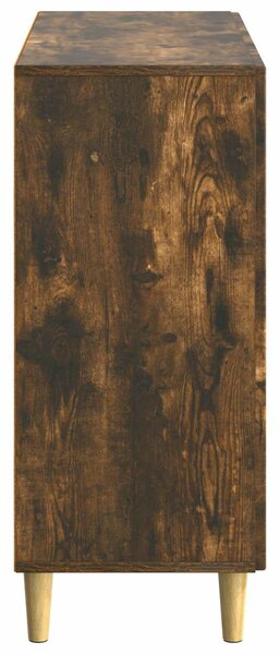 VidaXL Széf Füstös Tölgy 89 x 34,5 x 80 cm Szerelt Fa