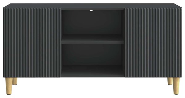 VidaXL TV szekrény Fekete 102 x 34,5 x 50 cm Szerelt Fa