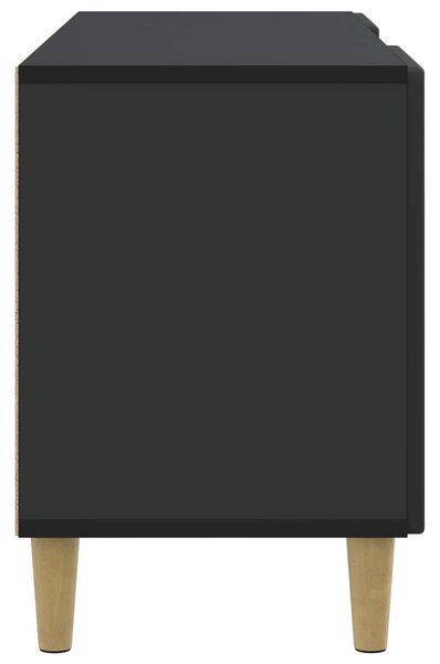 VidaXL TV szekrény Fekete 102 x 34,5 x 50 cm Szerelt Fa
