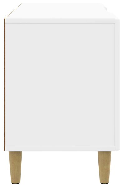 VidaXL TV szekrény Magasfényű Fehér 102 x 34,5 x 50 cm Szerelt Fa