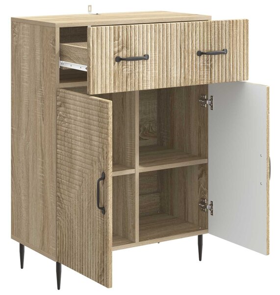 VidaXL Széf Sonoma Tölgy 66 x 34,5 x 89,5 cm Szerelt Fa