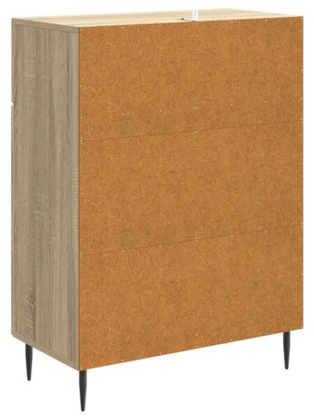 VidaXL Széf Sonoma Tölgy 66 x 34,5 x 89,5 cm Szerelt Fa