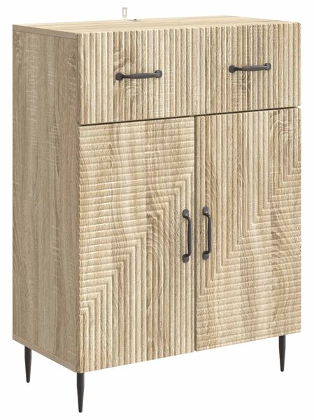 VidaXL Széf Sonoma Tölgy 66 x 34,5 x 89,5 cm Szerelt Fa