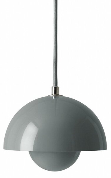 Függőlámpa &Tradition, Flowerpot VP10, dimmable, Szürke, Nappali, Fém, Dizájn