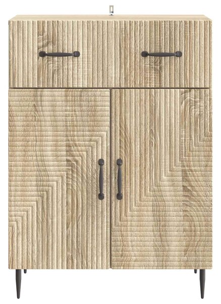 VidaXL Széf Sonoma Tölgy 66 x 34,5 x 89,5 cm Szerelt Fa