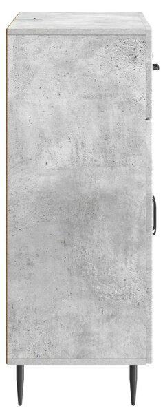 VidaXL Széf Betonszürke 66 x 34,5 x 89,5 cm Szerelt Fa