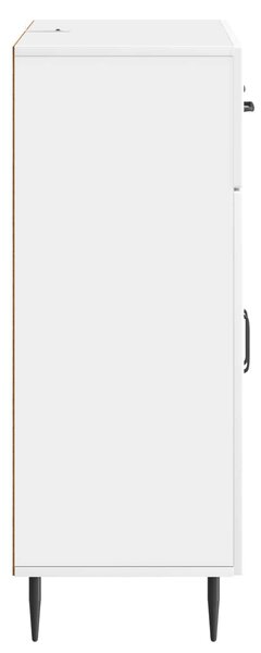 VidaXL Széf Magasfényű Fehér 66 x 34,5 x 89,5 cm Szerelt Fa