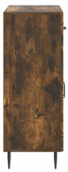 VidaXL Széf Füstös Tölgy 66 x 34,5 x 89,5 cm Szerelt Fa