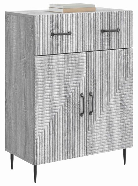 VidaXL Széf Szürke Sonoma 66 x 34,5 x 89,5 cm Szerelt Fa