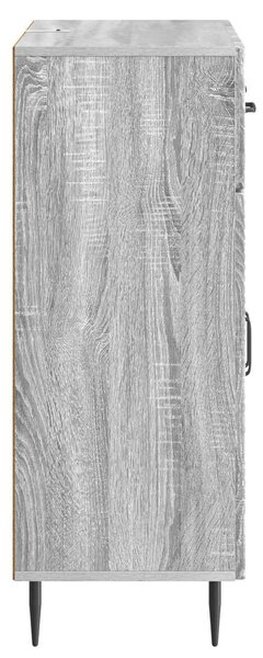 VidaXL Széf Szürke Sonoma 66 x 34,5 x 89,5 cm Szerelt Fa