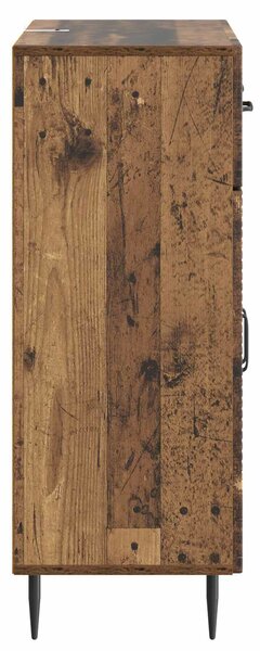 VidaXL Széf Antik Fa 66 x 34,5 x 89,5 cm Szerelt Fa