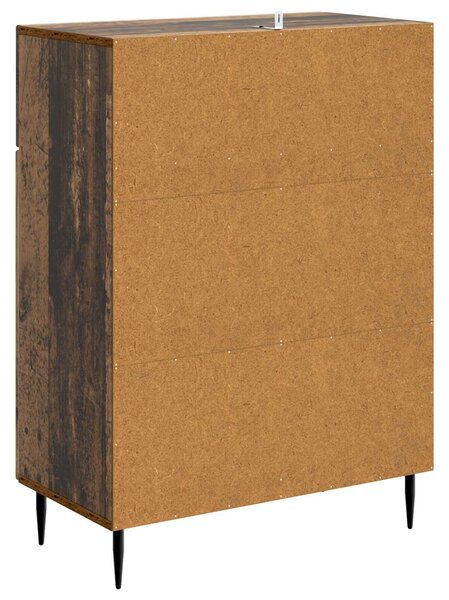 VidaXL Széf Antik Fa 66 x 34,5 x 89,5 cm Szerelt Fa