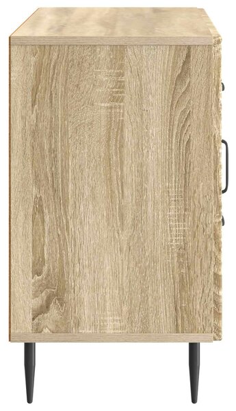 VidaXL Széf fiókkal Sonoma Tölgy 89 x 34,5 x 60 cm Szerelt Fa